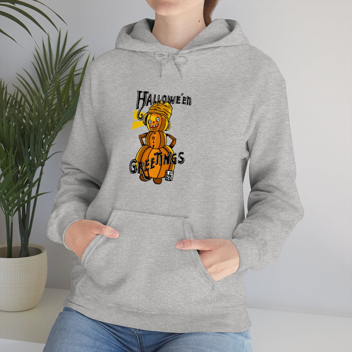 Halloween Greetings - Lebo Unisex Hooded Sweatshirt